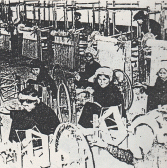 A spinning and weaving workshop