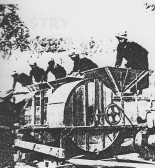 Wooden automatic winnowing machines