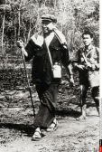 Pol Pot leading his long march