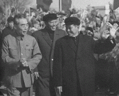 Ieng Sary, Khieu Samphan and Zhou Enlai in China